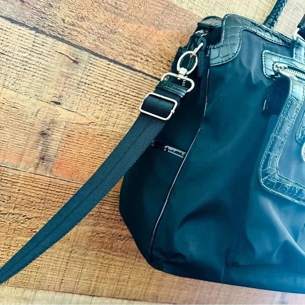 NWOT Brighton Nylon/Leather Maxwell Smart Tote